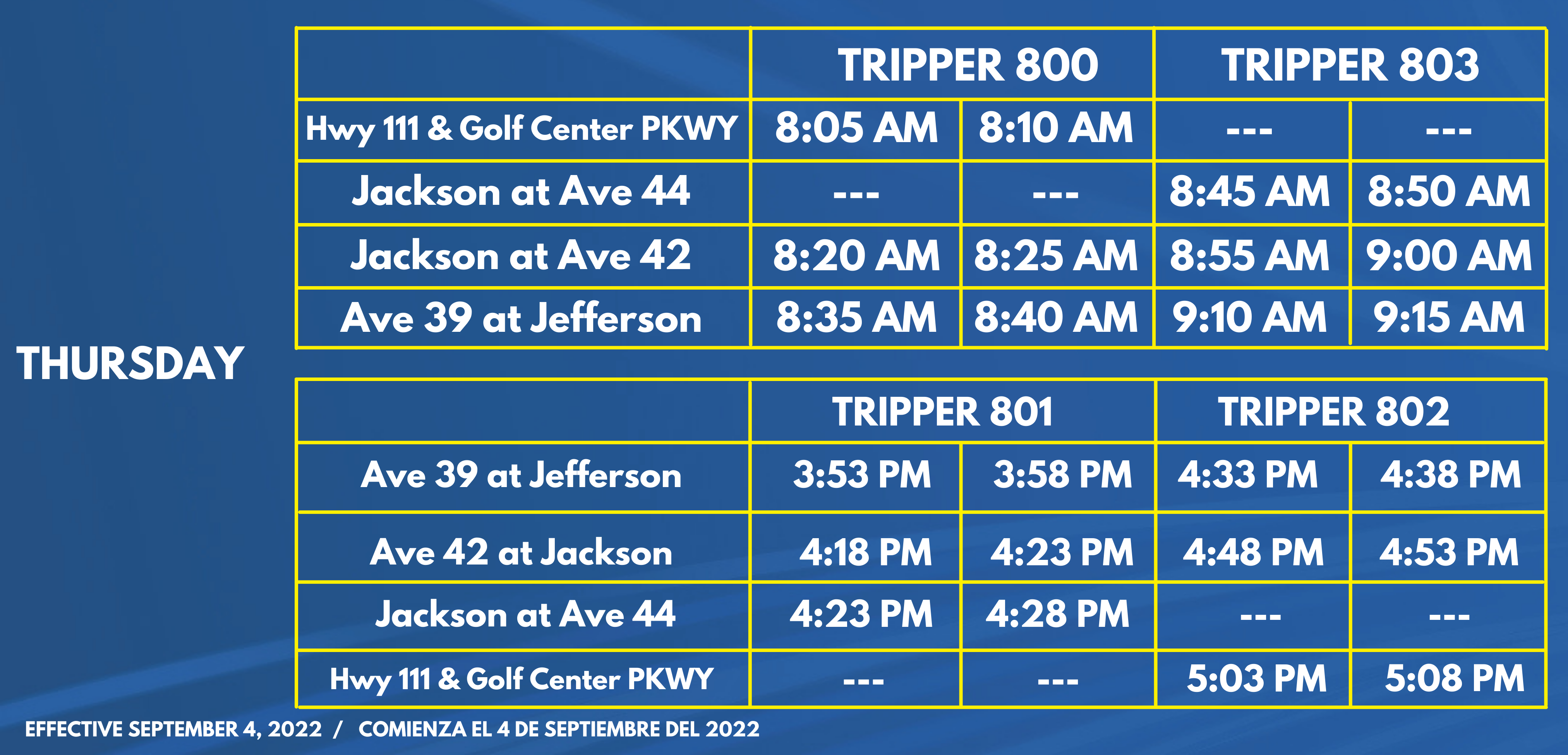School Tripper SunLine Transit Agency